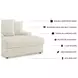Lindyn Ivory Chaise