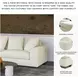 Lindyn Ivory 3 Piece Sectional with LAF Chaise