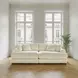 Lindyn Ivory Super Chaise