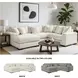 Lindyn Ivory 4 Piece Sectional with LAF Chaise