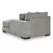 Lindyn Fog 4 Piece Modular Sectional with Double Chaise and Pillows