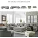 Lindyn Fog Oversized Swivel Accent Chair
