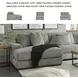 Lindyn Fog 3 Piece Sectional with LAF Chaise