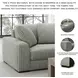 Lindyn Fog 3 Piece Sectional with RAF Chaise