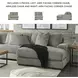 Lindyn Fog 3 Piece Sectional with RAF Chaise