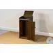 Hearthwood Haven Dark Brown Wood House Trash Box