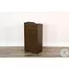 Hearthwood Haven Dark Brown Wood House Trash Box