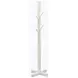 Seabright White 8 Prong Hook Hat Rack