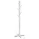 Seabright White 8 Prong Hook Hat Rack