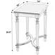 Tyler Pastel Blue 18" Rectangular Side Table
