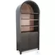 Autumn Echo Black 2 Door Arched Display Cabinet