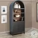 Autumn Echo Black 2 Door Arched Display Cabinet