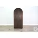 Maple Haze Gray 2 Door Arched Display Cabinet