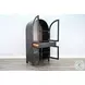 Hearthwood Haven Black 4 Glass Door Wine Bar Cabinet