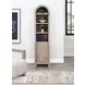 Ember Grace Natural 1 Door Arched Storage Cabinet
