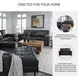 Bryceview Onyx Leather 61" Loveseat