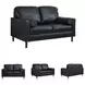 Bryceview Onyx Leather 61" Loveseat