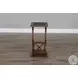 Tidy Touch Dark Brown Rectangular Side Table