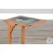 Crimson Ridge Beige Rectangular Side Table