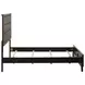 Watson Gray Oak And Black Full Panel Bed