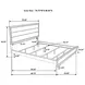 Watson Gray Oak California King Panel Bed