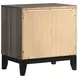 Watson Gray Oak And Black Nightstand