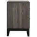 Watson Gray Oak And Black Nightstand