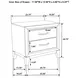 Watson Gray Oak And Black Nightstand
