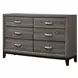 Watson Gray Oak And Black Dresser