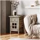 Rustic Shores Grey Wash Chairside Table