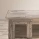 Rustic Shores Grey Wash 4 Door Low Accent Cabinet