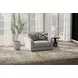 Avondale Nature Upholstered Chair and A Half with Pillows