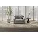 Avondale Nature Upholstered Chair and A Half with Pillows