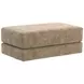 Avondale Burlap Upholstered Rectangular Ottoman
