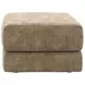 Avondale Burlap Upholstered Rectangular Ottoman