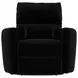 Avondale Ebony Swivel Glider Recliner with Pillows