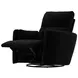 Avondale Ebony Swivel Glider Recliner with Pillows