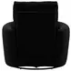 Avondale Ebony Swivel Glider Recliner with Pillows