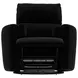 Avondale Ebony Swivel Glider Recliner with Pillows