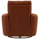 Avondale Nutmeg Swivel Glider Recliner with Pillows