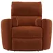 Avondale Nutmeg Swivel Glider Recliner with Pillows