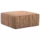 Avondale Rosewood Upholstered Square Cocktail Ottoman