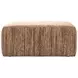 Avondale Rosewood Upholstered Square Cocktail Ottoman