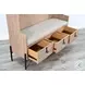 Maple Haze Natural Alyssa 54'' Bench Hall Tree