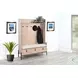 Maple Haze Natural Alyssa 54'' Bench Hall Tree