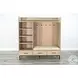 Golden Hearth Natural Bench Hall Tree