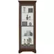 21308 Dark Brown Gallery Curio Cabinet