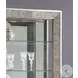 Platinum Side Entry Curio With Five Adjustable Shelves