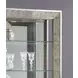 Platinum Side Entry Curio With Five Adjustable Shelves