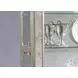 Platinum Side Entry Curio With Five Adjustable Shelves